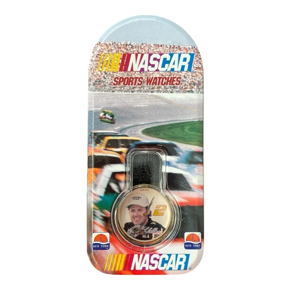 Rusty Wallace #2 Sun Time‎ Racing NASCAR Sports Watch With Tin